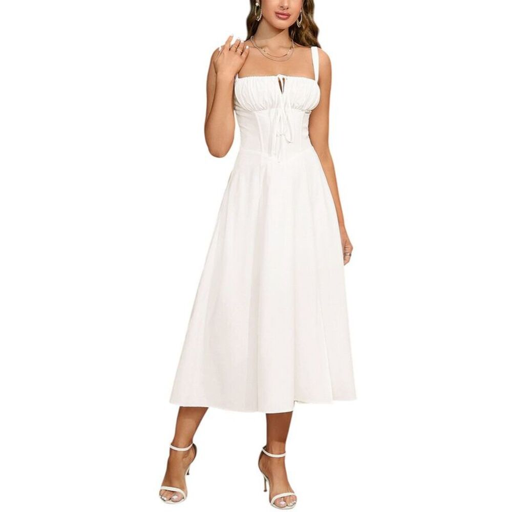Amanda Royal Womens  Midi Dress